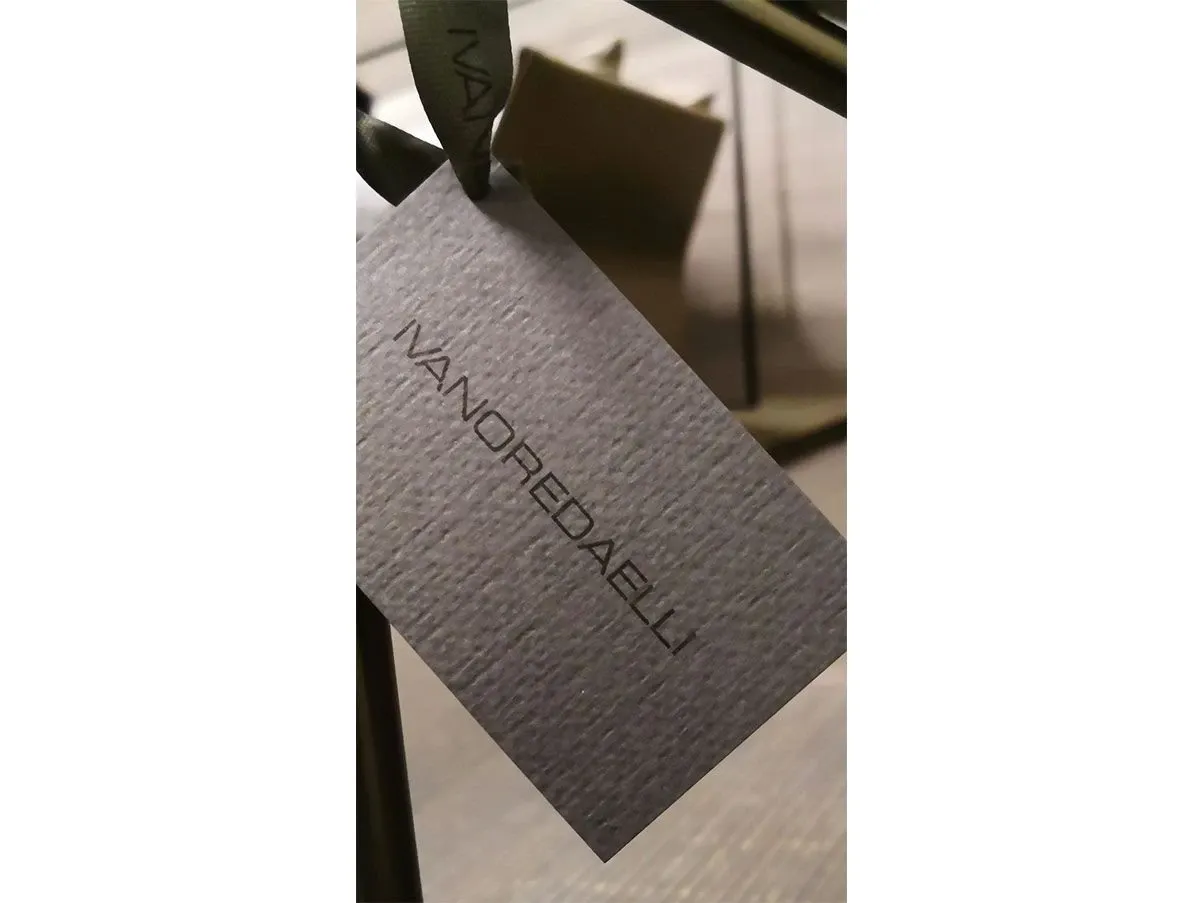Pouf XL Floss rivestimento pelle (marrone), Ivano Redaelli 2