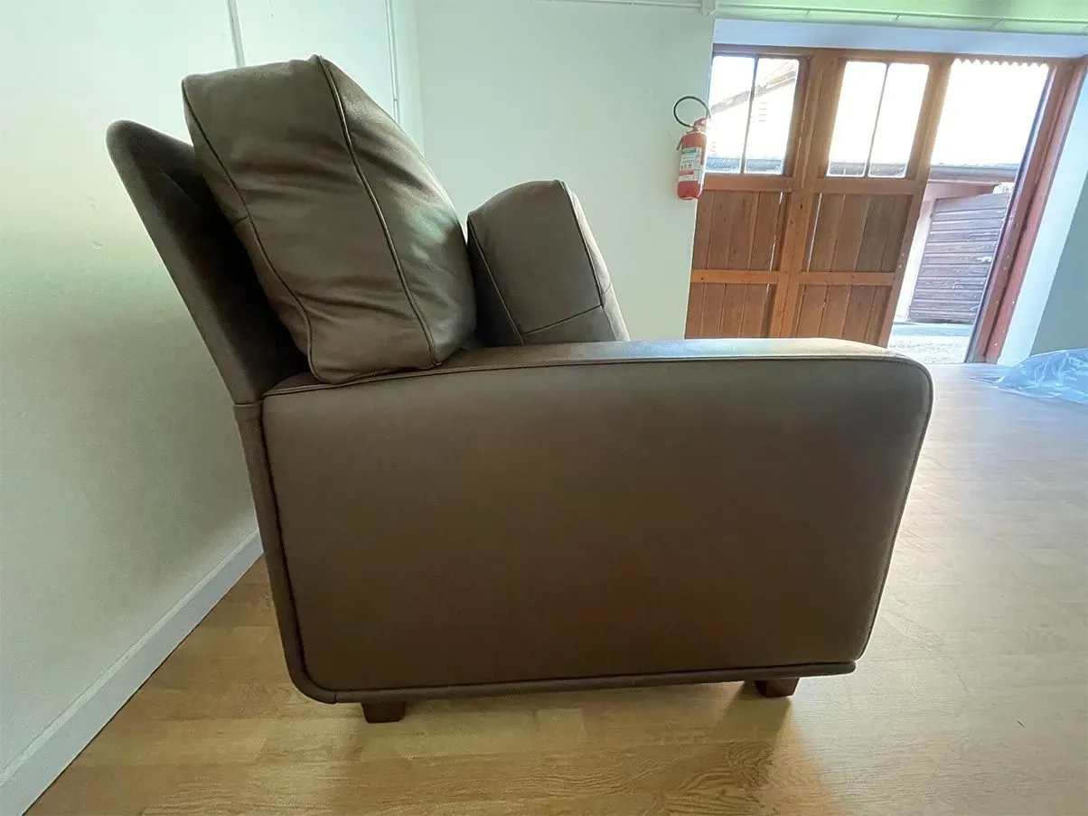 Braunes Ledersofa 4