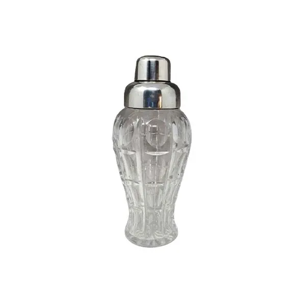 Vintage Crystal Cocktail Shaker (1960s), image