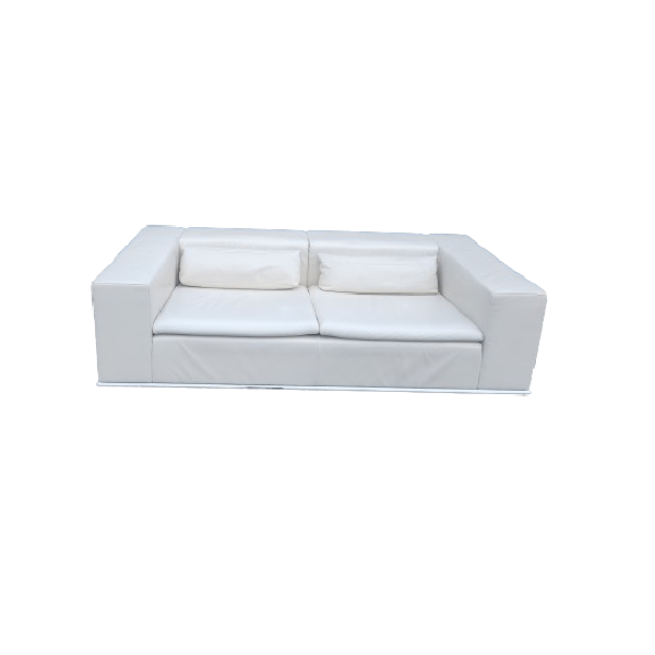 DS-7 sofa in leather Select 2412 off-white, De Sede image