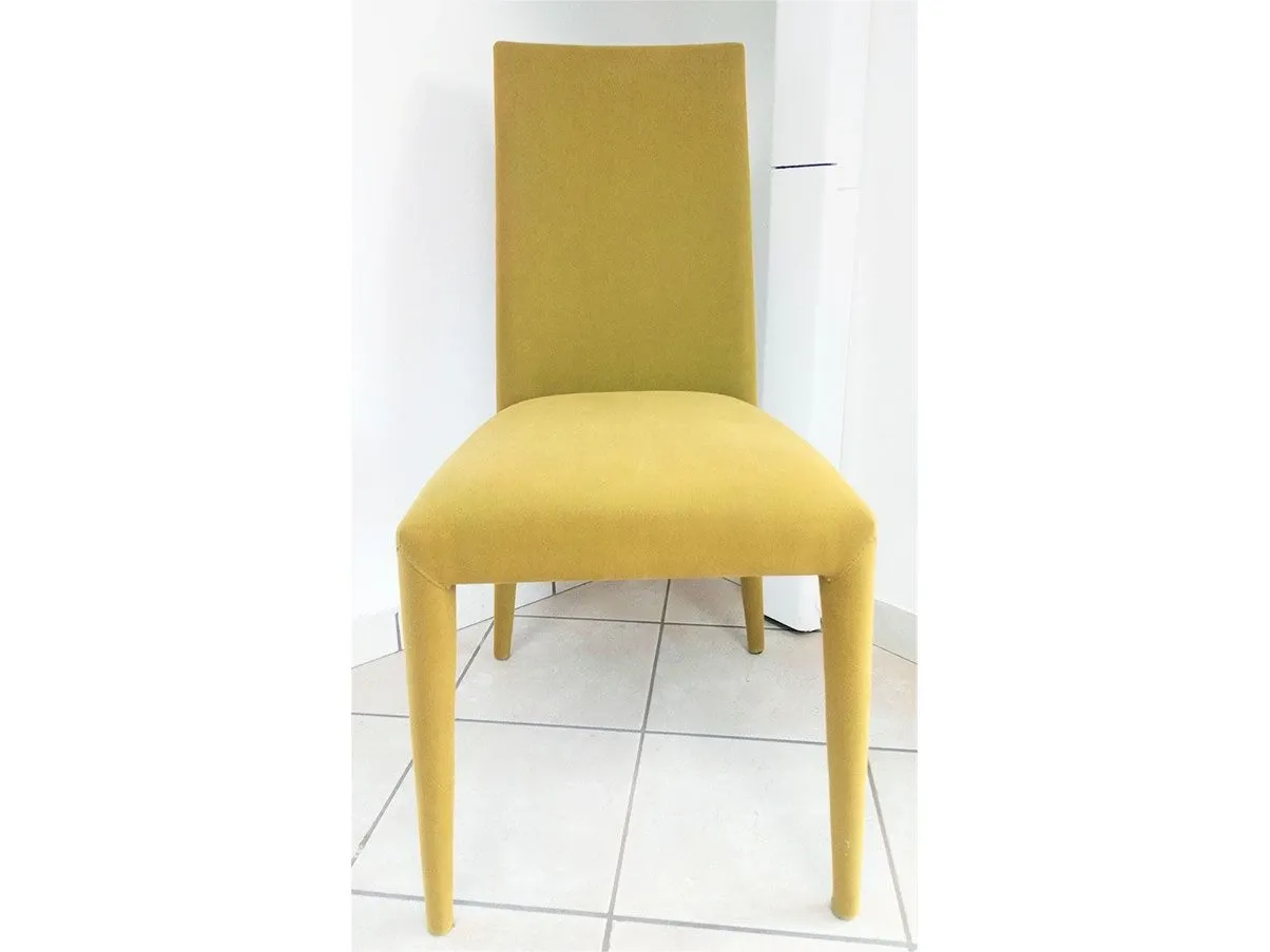 Set 2 sedie Anaïs in legno e tessuto (verde), Calligaris 4
