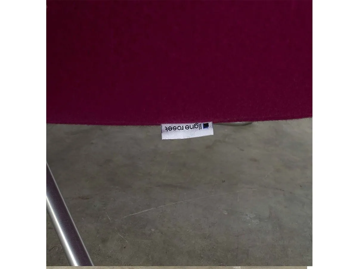 Pop upholstered armchair in fabric (purple) 8