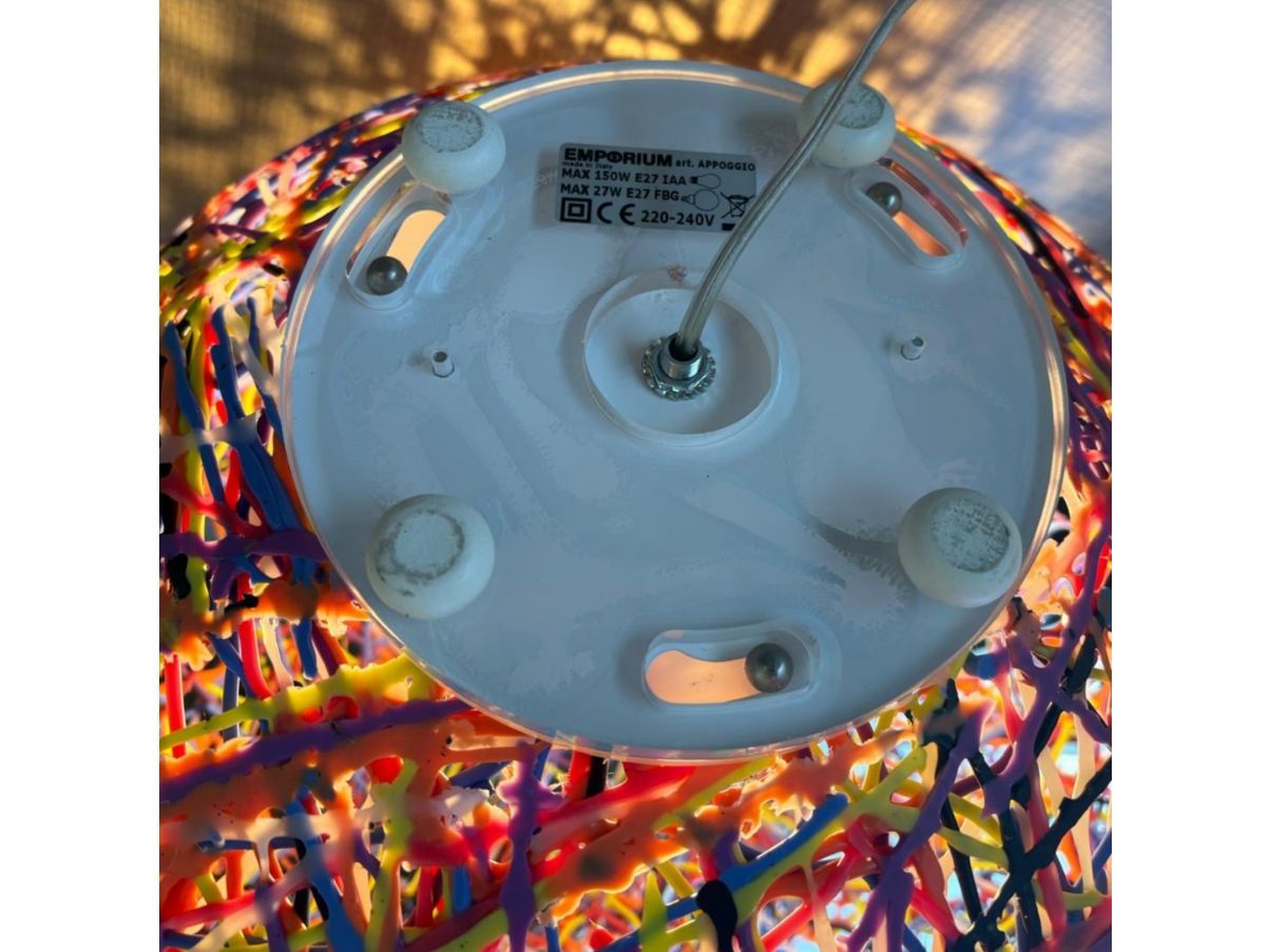 Lampada da terra Reload in metacrilato multicolor, Emporium  Brand