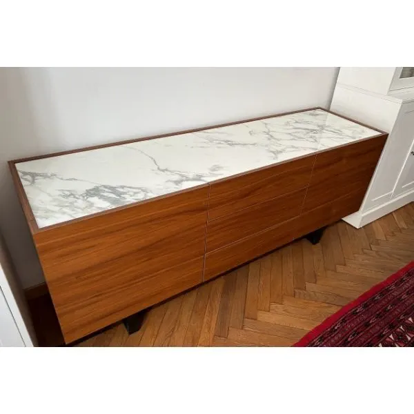 Horizon sideboard in walnut wood 