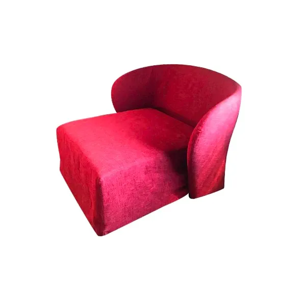 Celine armchair bed covered in fabric (red), Flou image