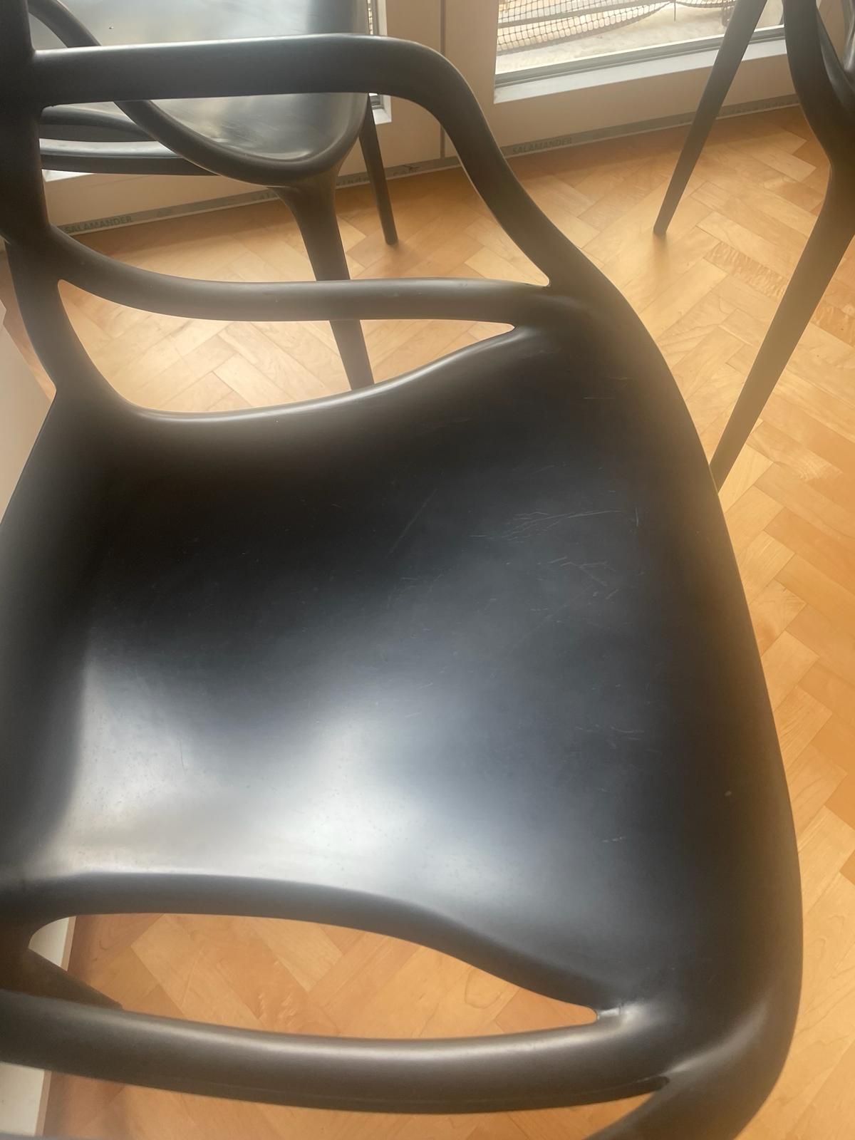 Set 4 sedie Masters nere, Kartell 10