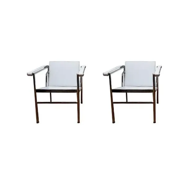 Set of 2 vintage chairs LC1 (1980s), Alivar image