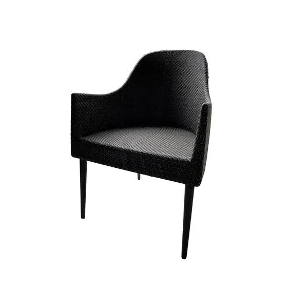 Katachi Pewter armchair in gray synthetic fiber, Janus et Cie image