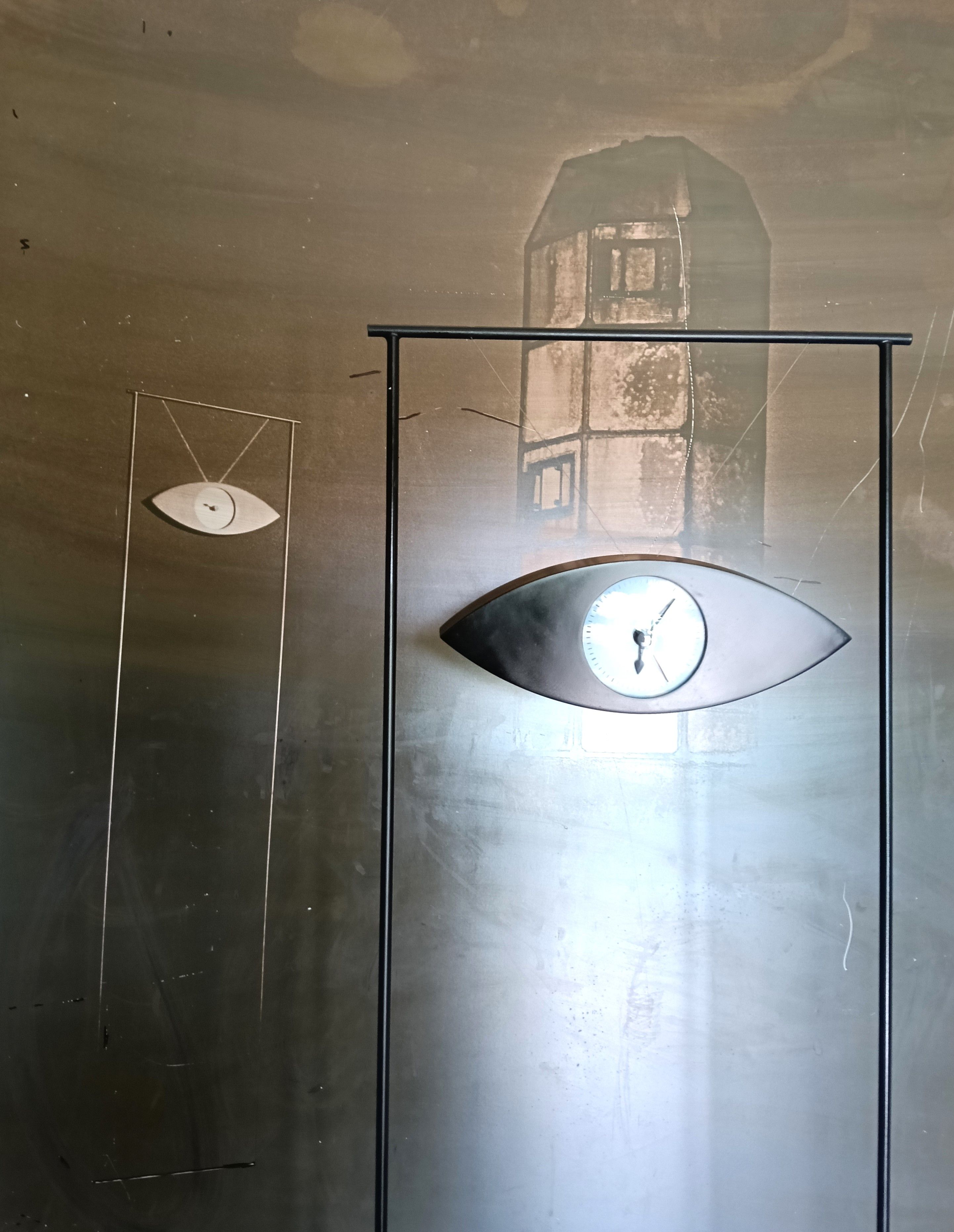 Staande klok Occhio van Carlo Forcoli (jaren '80) Optional9