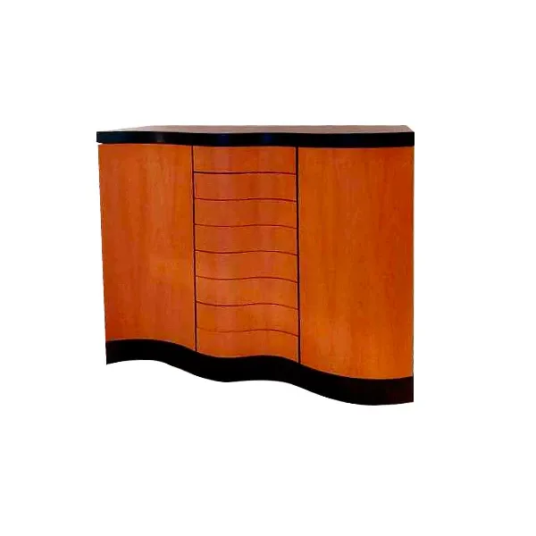 Anaconda sideboard in polished pear wood (1970s), Giorgetti image