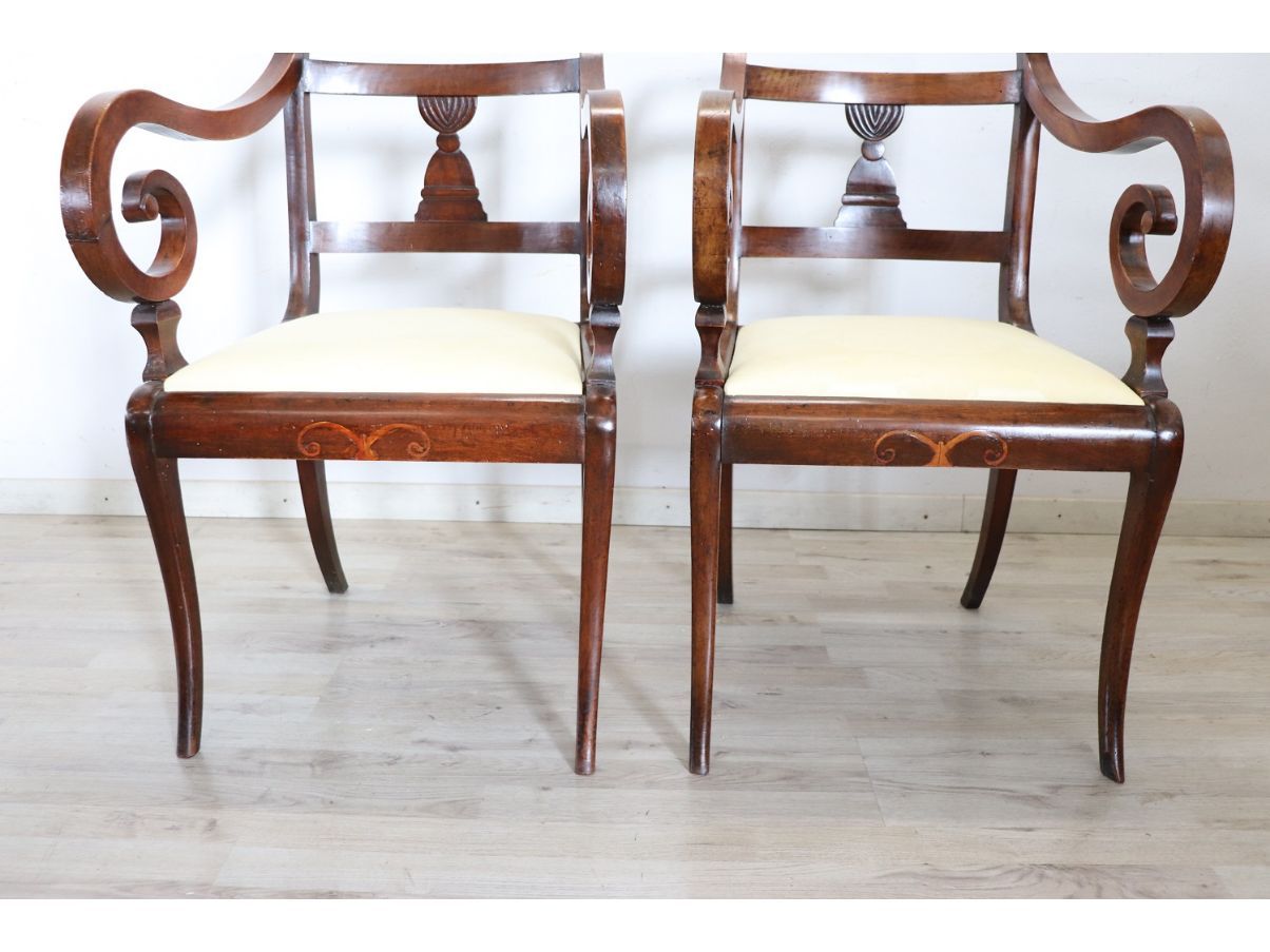Primi 900 Sedie Noce Antiche Poltrone Sedie Fine 800 Primi 900 Set