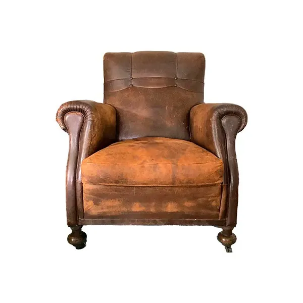 Armchair mod. 177 in leather (brown), Poltrona Frau image