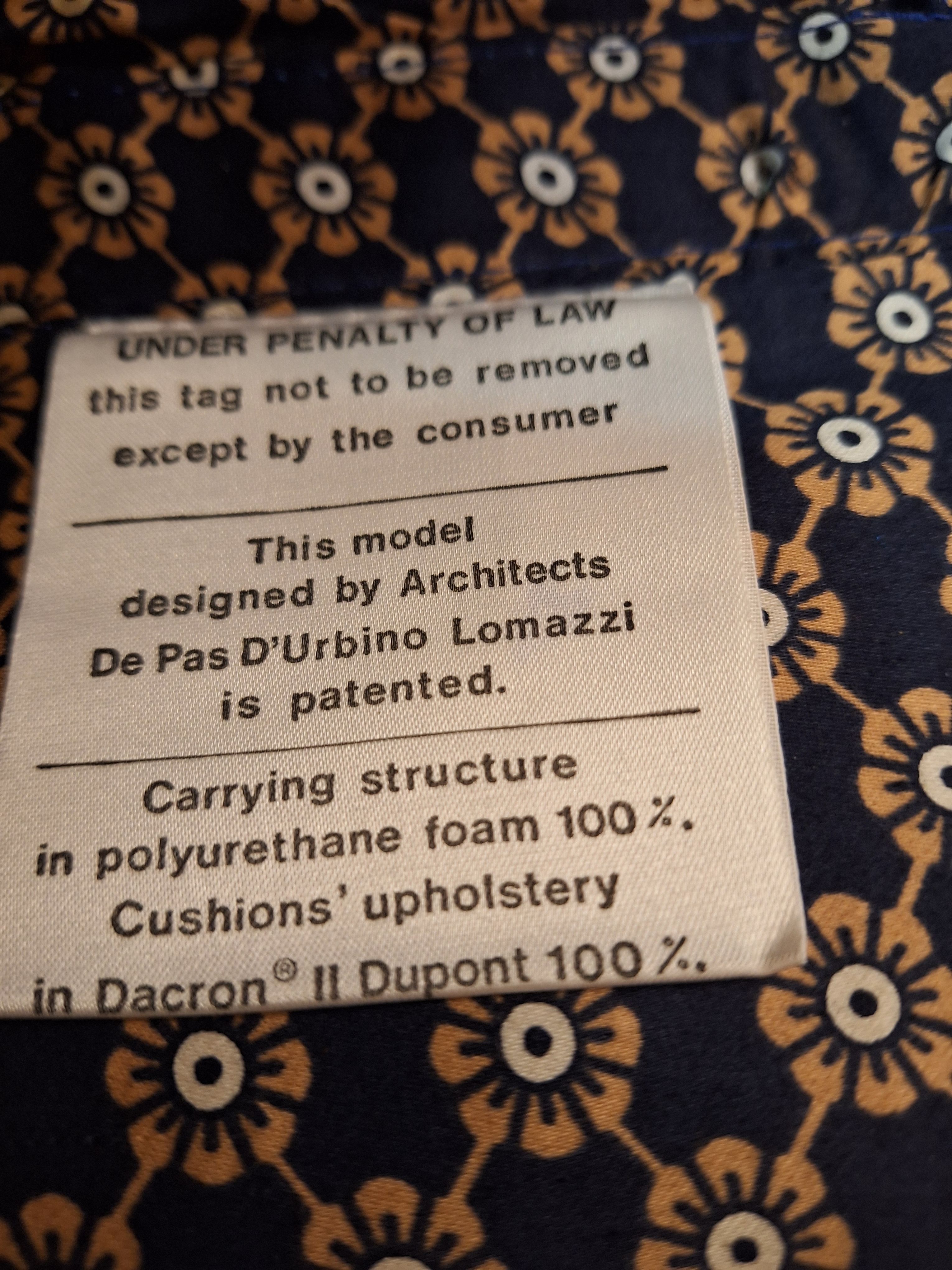 Expo fauteuil in stof (jaren '70) Brand