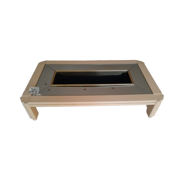 Rectangular low table Ad 016 by Alain Delon (70s), Maison Jansen image