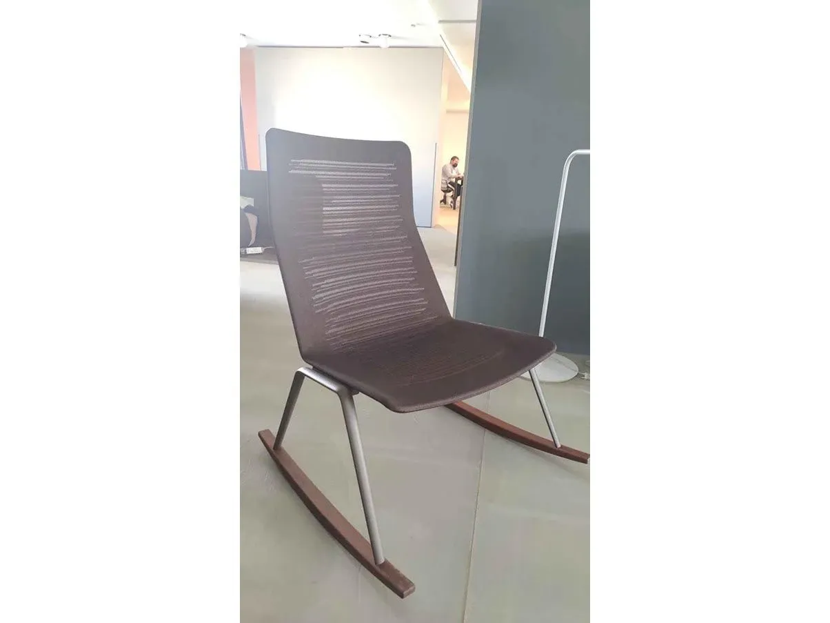 Zebra Outdoor Sessel aus Stoff (braun) 