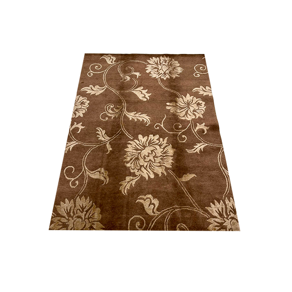 Indonepal 60012 rectangular rug in wool and silk, Cabib image