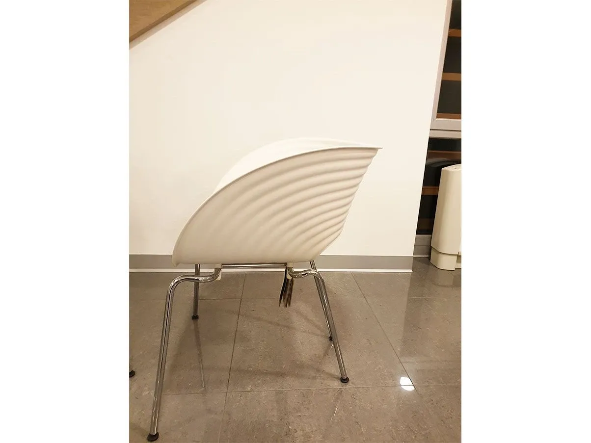 Tom Vac chair in steel and polypropylene (white), Vitra 5