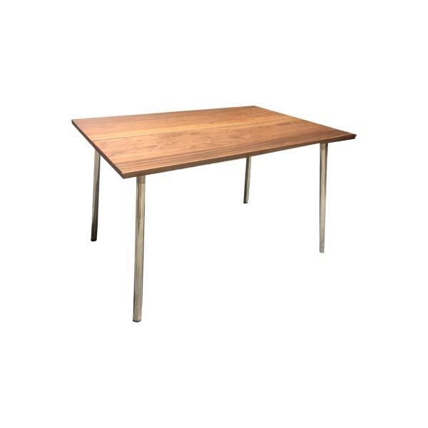 Run rectangular table in wood and aluminum, Emeco image