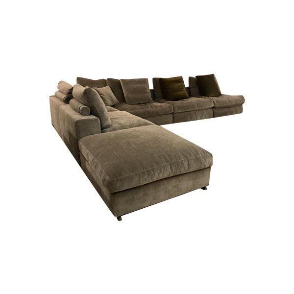 Ground Piece corner sofa, Flexform image