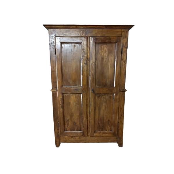 Vintage wardrobe in poplar wood ('700), image