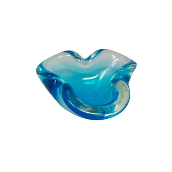 Bowl or empty pockets in Murano glass (blue), Seguso image