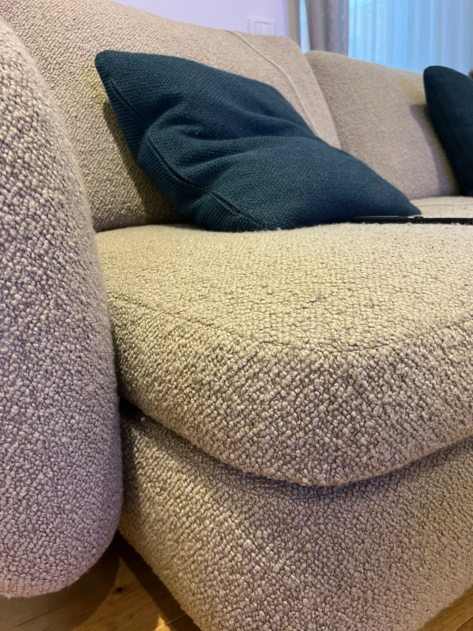 Divano Saint Germain in tessuto beige, Poliform 5