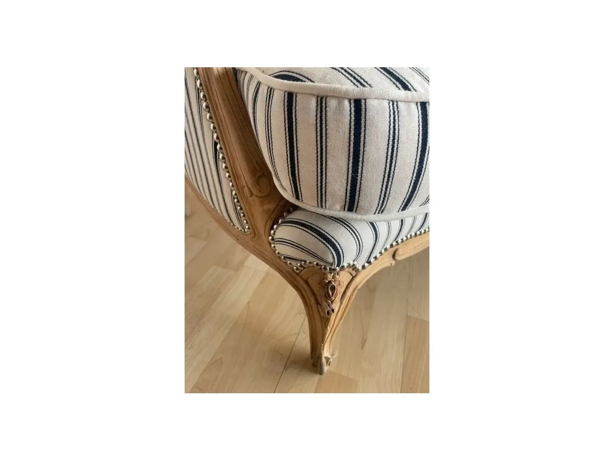 Poltroncina vintage in legno massello (anni'70), 6