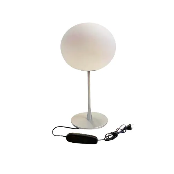 Glo-Ball T1 table lamp in glass and steel, Flos image