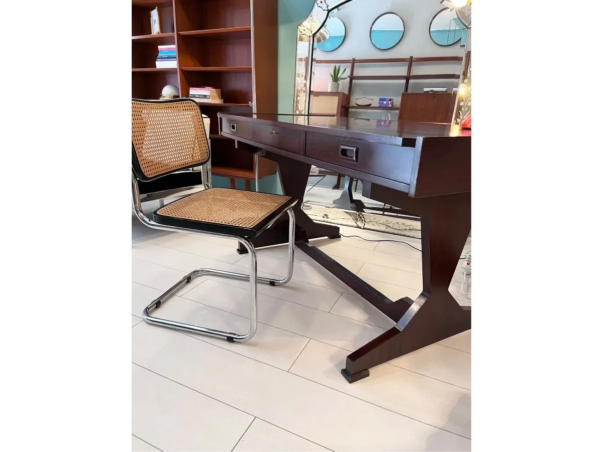 Vintage Schreibtisch aus Palisander (70er Jahre) 4