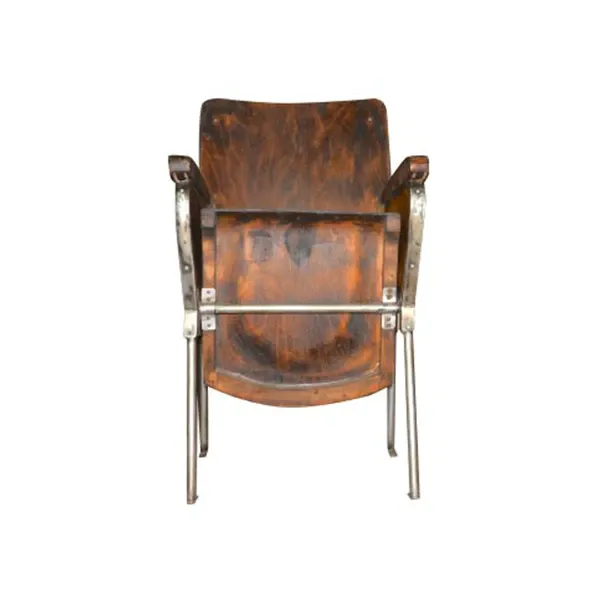 Vintage wooden cinema chair (1950s) image