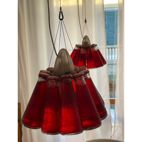 Set of 2 Campari Light suspension chandeliers, Ingo Maurer image