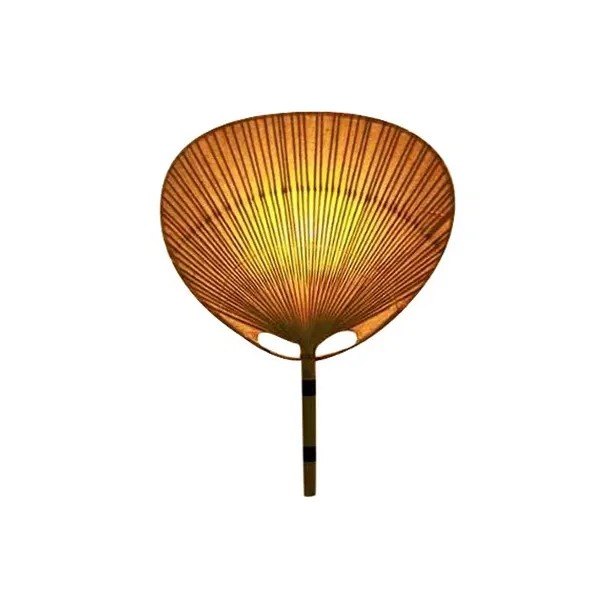 Lampada da parete Uchiwa III in bamboo, M-Design image