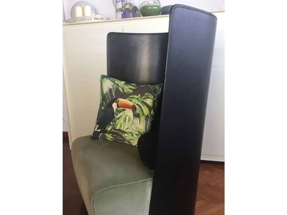 Campiello design icon armchair in leather, Zanotta 4