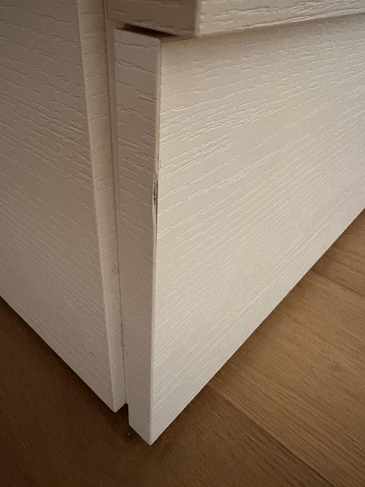 6 Drawer Dresser White/Beige – Bedroom Chest of Drawers Defects