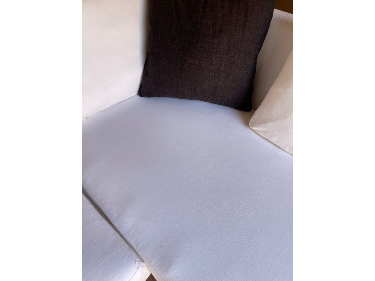 Divano angolare Charles in tessuto bianco di Antonio Citterio, B&B Italia  Optional7