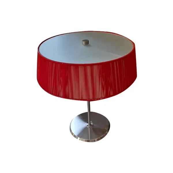 Lilith table lamp with cotton lampshade, Leucos image