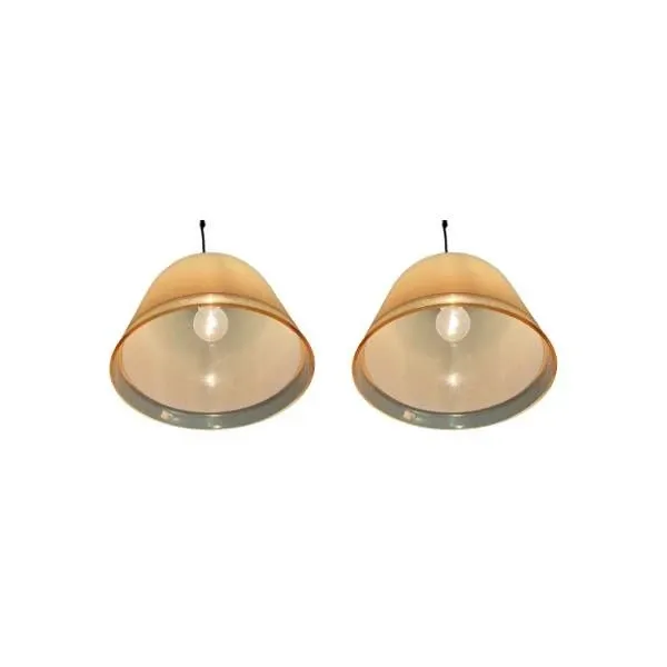 Set of 2 vintage Kuala pendant lamps (70s), iGuzzini image