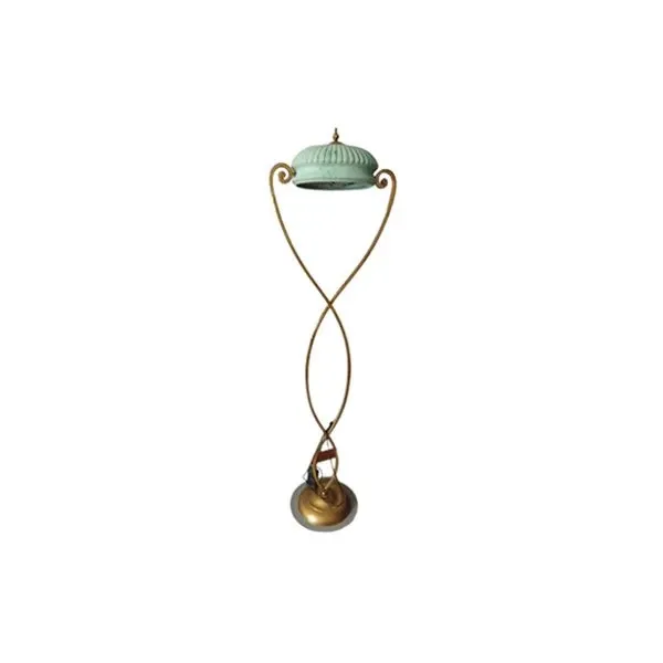 Vintage floor lamp in metal and ceramic, image