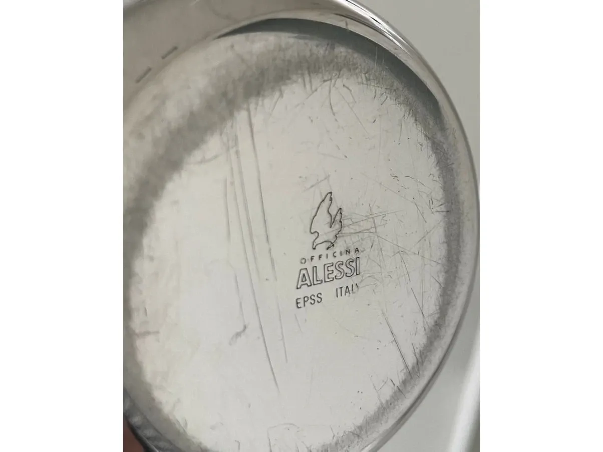 Condiment set in silver and glass 1