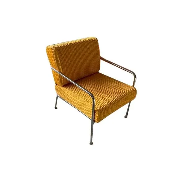 Shock armchair with armrests in eco-leather (yellow), MD Work image