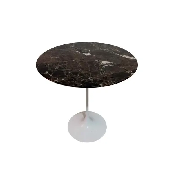 Tulip table by Eero Saarinen round in marble, Knoll image