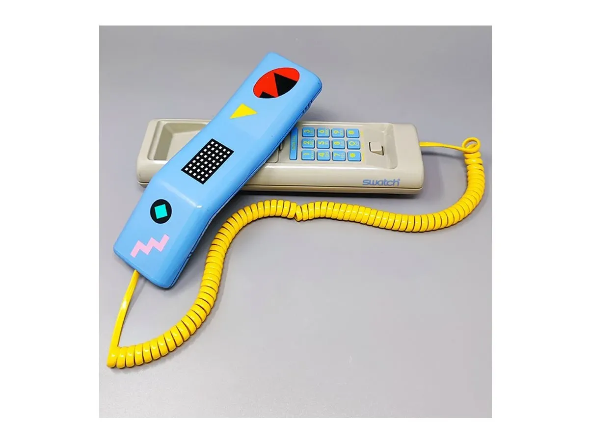 Deluxe Vintage Telefon Bunt 80er Jahre 5