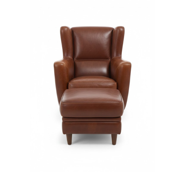 Vintage Chaise Longue aus bordeauxrotem Leder image