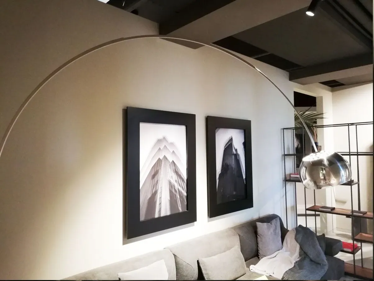 Arco floor lamp by Achille Castiglioni (halogen), Flos 