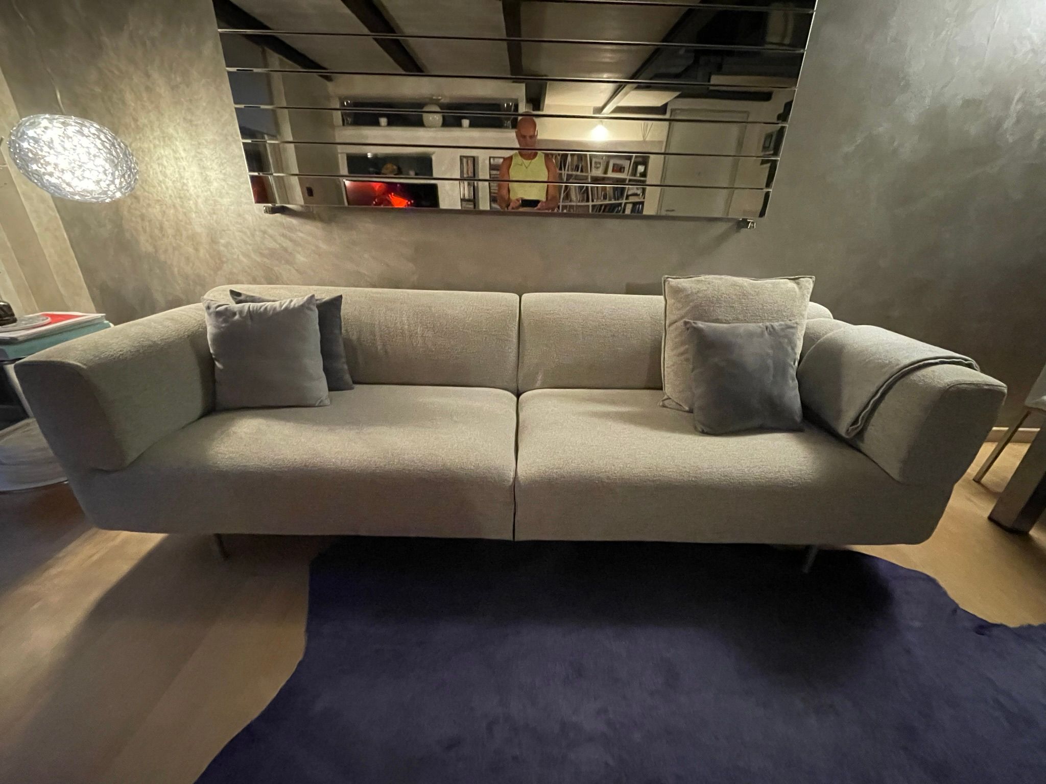 Divano 2 posti Met 250 di Piero Lissoni 6