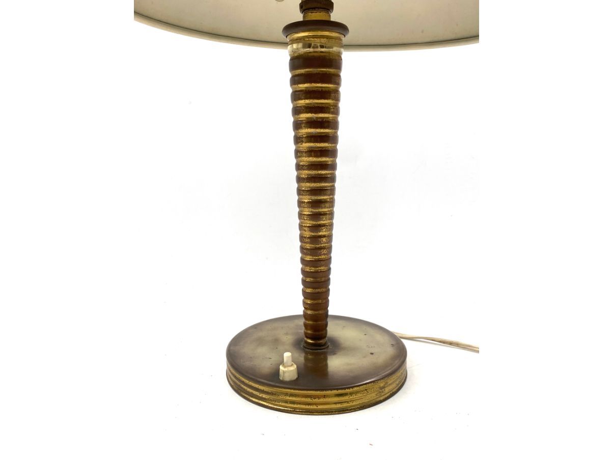 Messing Tischlampe/Schreibtischlampe vintage 50er Jahre Optional7