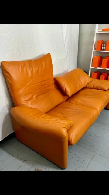 Divano Maralunga 2 posti vintage (anni' 60), Cassina 4