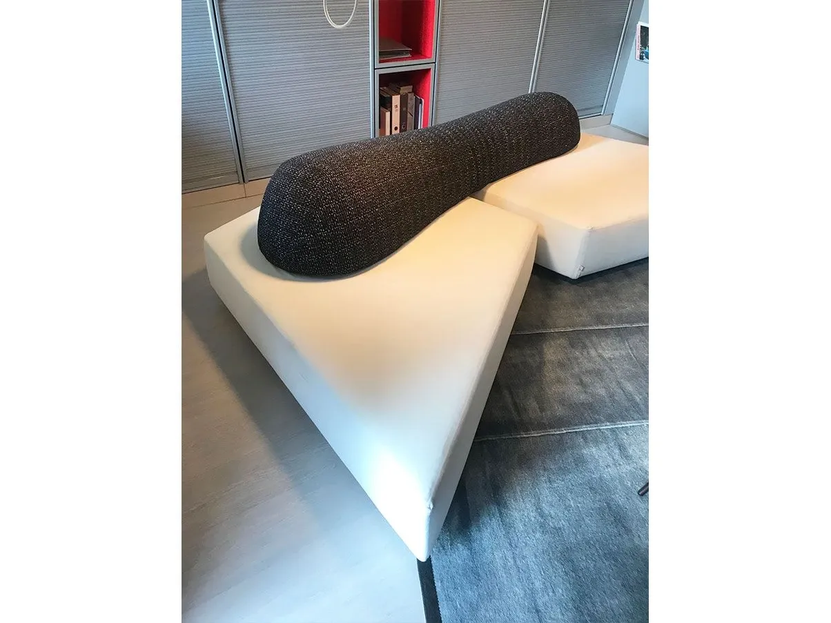 On the Rocks shaped sofa with backrest (white), Edra 4