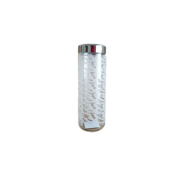 Ethno SG48 silk-screened glass jar (transparent), Alessi 