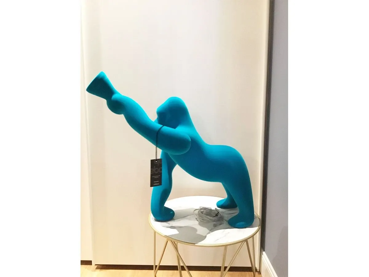 Kong Lamp XS (light blue velvet) 3